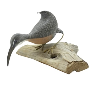 ROBERT "BOB JOE" WATSON CARVED SIGNED CURLEW