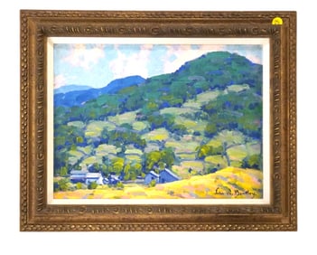 JOHN W BENTLEY (1880-1951) EVERGREEN MOUNTAIN