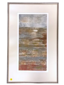 MARY EDNA FRASER "ATMOSPHERE" MONOTYPE