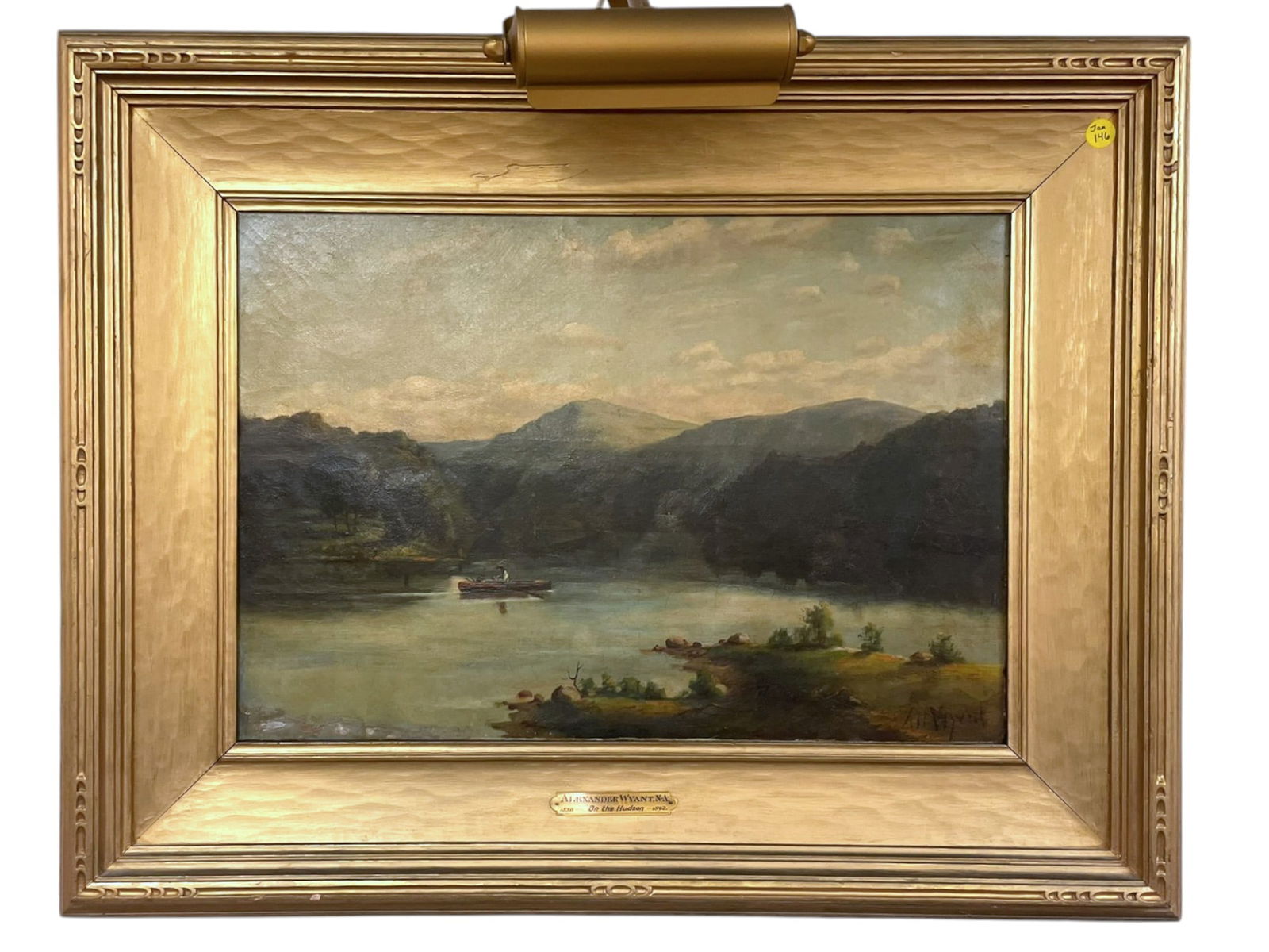 ALEXANDER HELWIG WYANT ON THE HUDSON OIL (1 of 4)