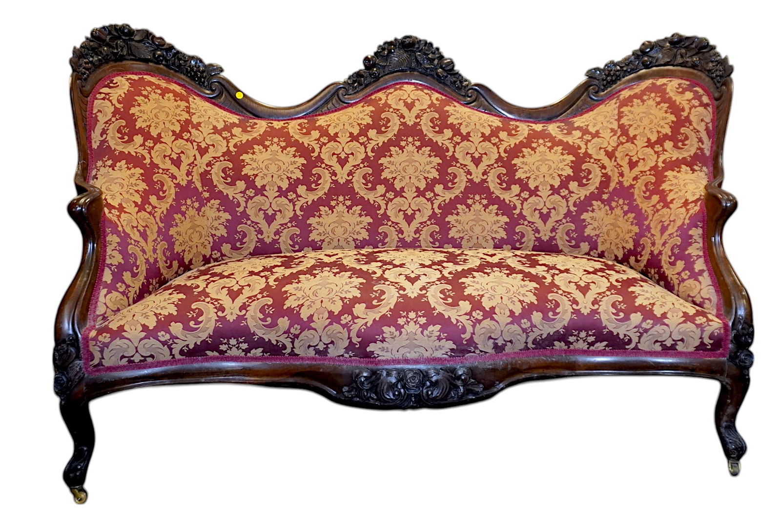 JOHN HENRY BELTER ROSALIE ROSEWOOD SOFA (1 of 9)