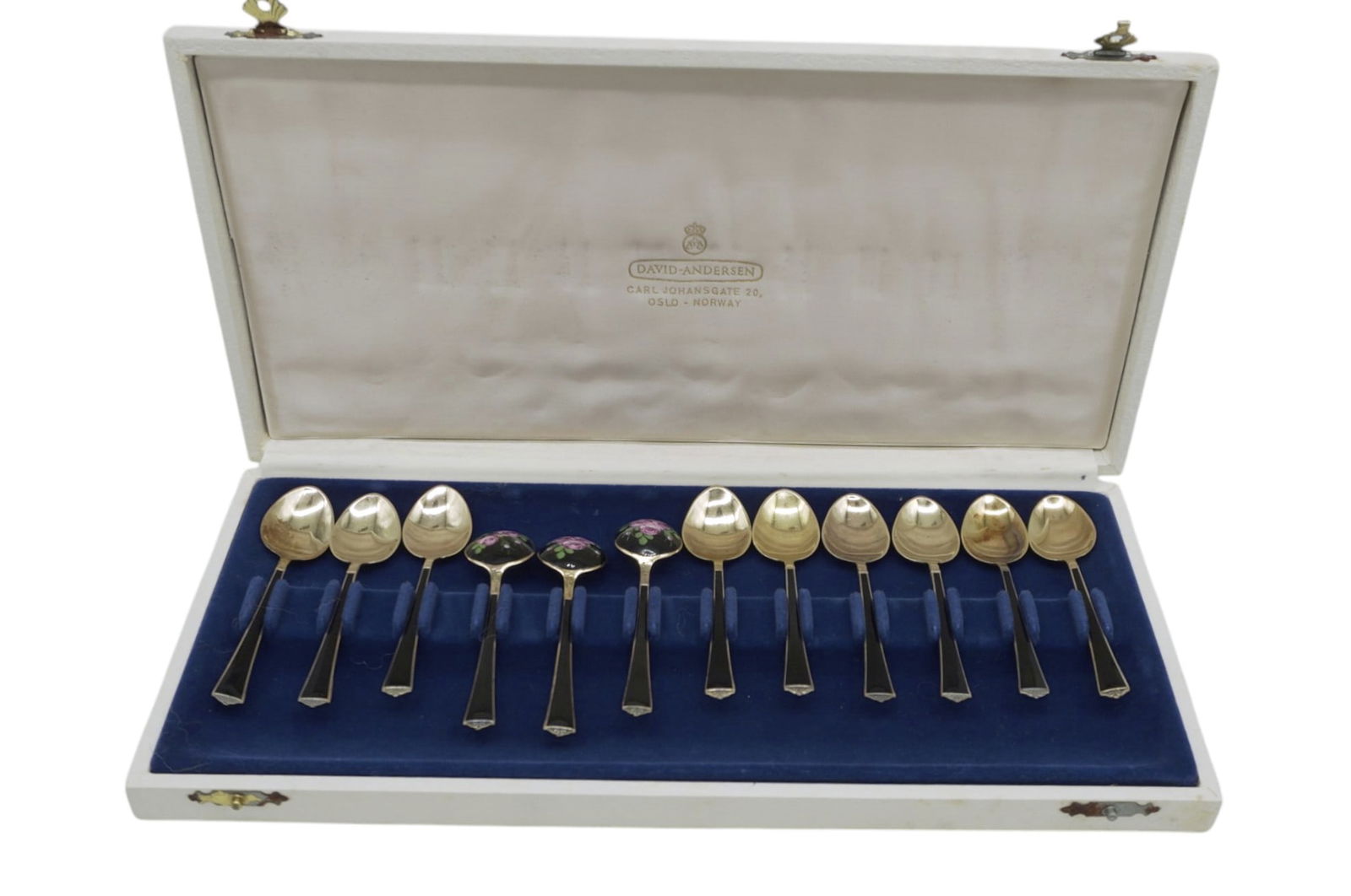 12 DAVID ANDERSON STERLING ENAMELED DEMITASSE (1 of 2)