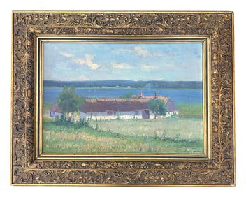 MARIE TANNAES (Norway, 1854-1939) LANDSCAPE NORWAY