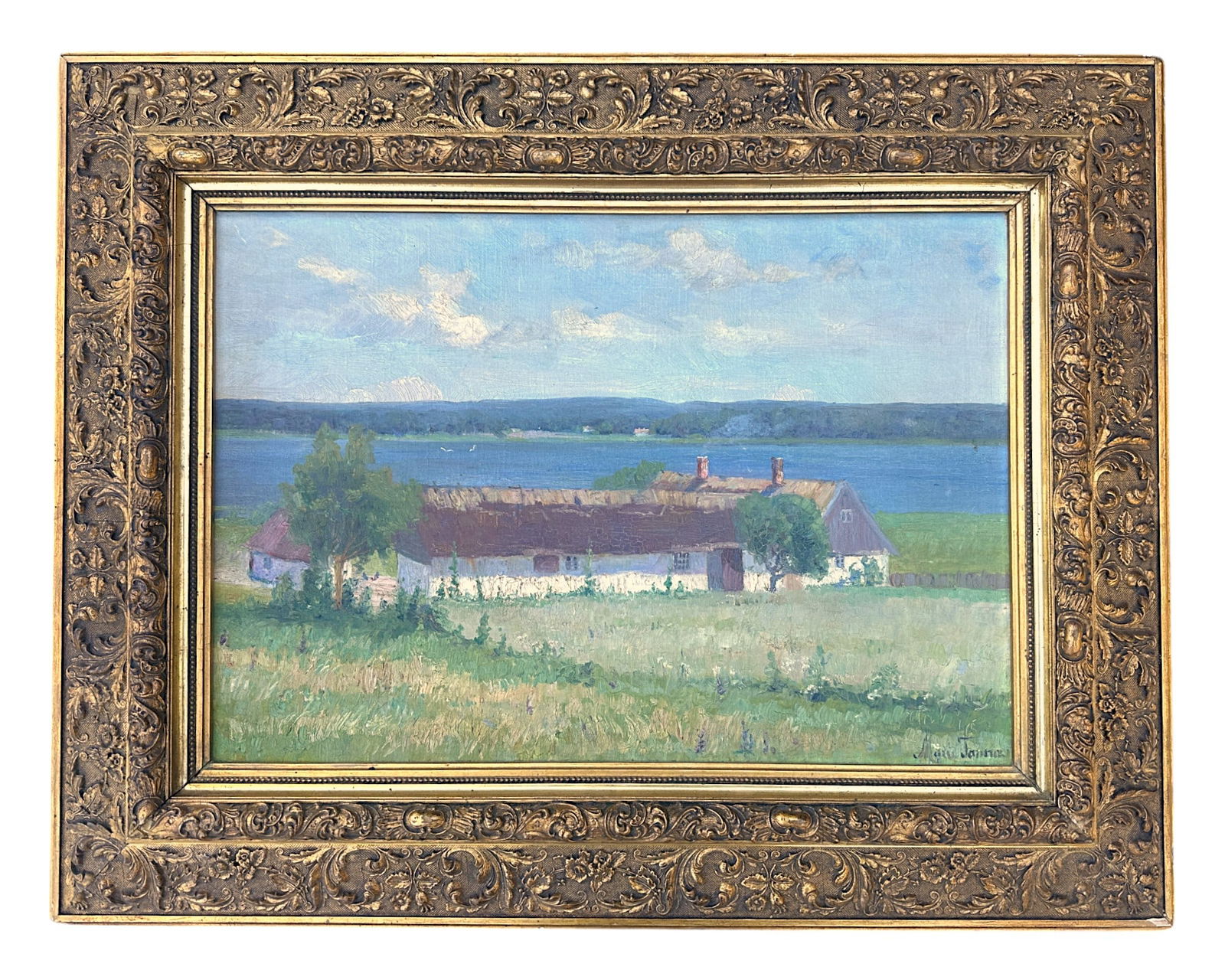 MARIE TANNAES (Norway, 1854-1939) LANDSCAPE NORWAY (1 of 4)