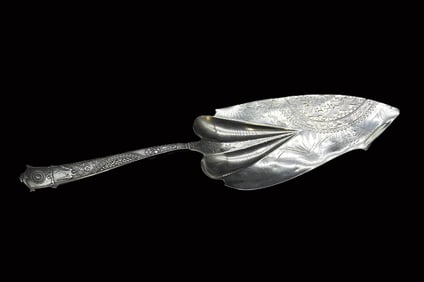 1871 STERLING SILVER GORHAM JAPANESE FISH SERVER AESTHETIC