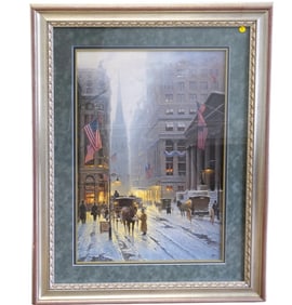 LARGE LTD ED G HARVEY WALL STREET NEW YORK LTS ED
