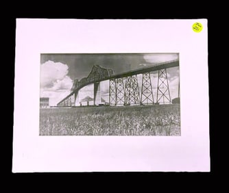 OLD COOPER RIVER BRIDGE BLACK & WHITE PHOTO