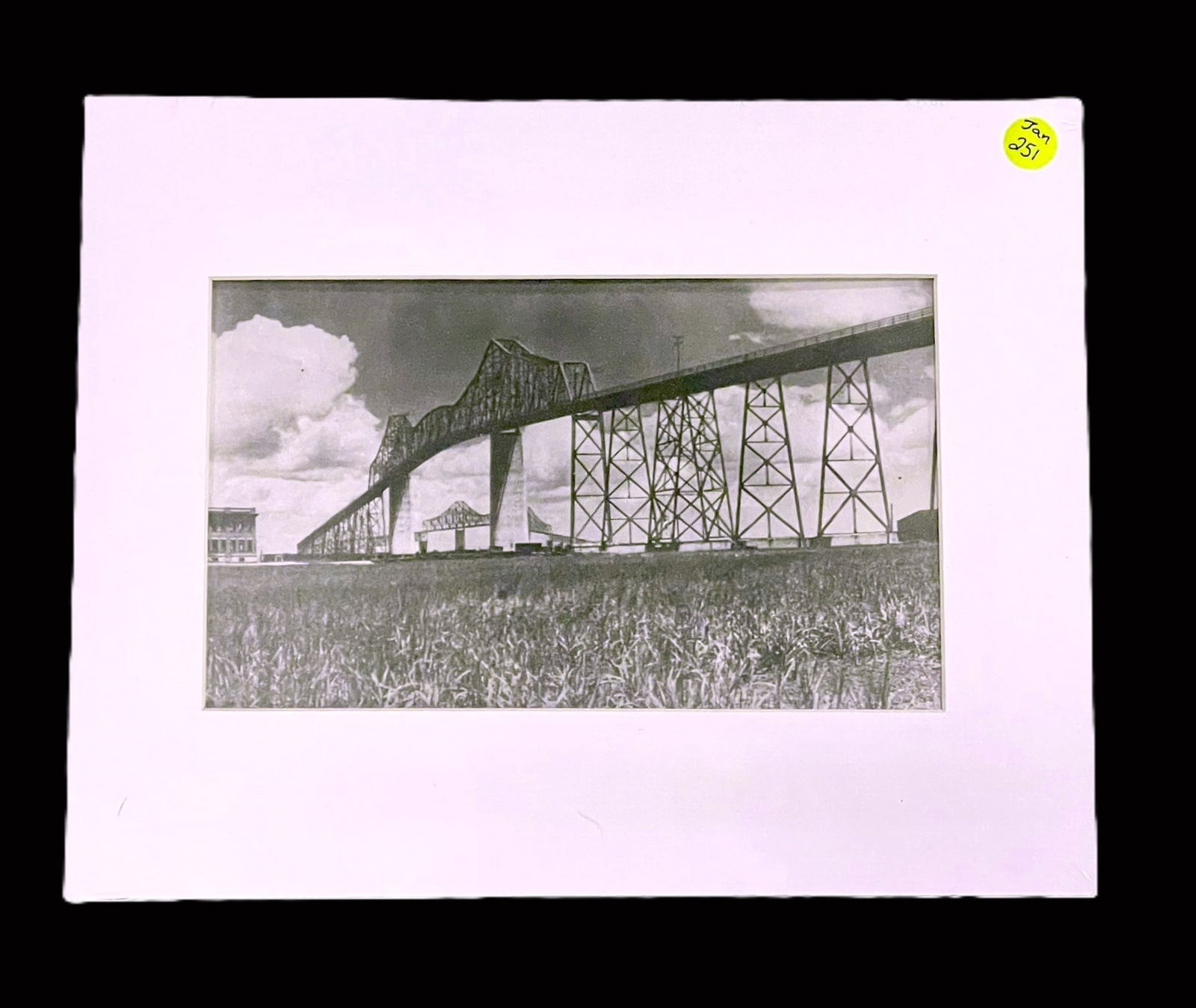 OLD COOPER RIVER BRIDGE BLACK & WHITE PHOTO (1 of 5)