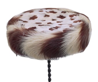 VINTAGE MILLINERY "EASTERN" YOKOHAMA JAPAN PILL BOX FEATHER HAT
