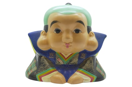 LARGE NINGYO CERAMIC FUKUSUKE BANK