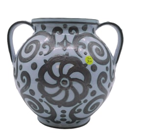 ITALIAN HAND THROWN POTTERY URN