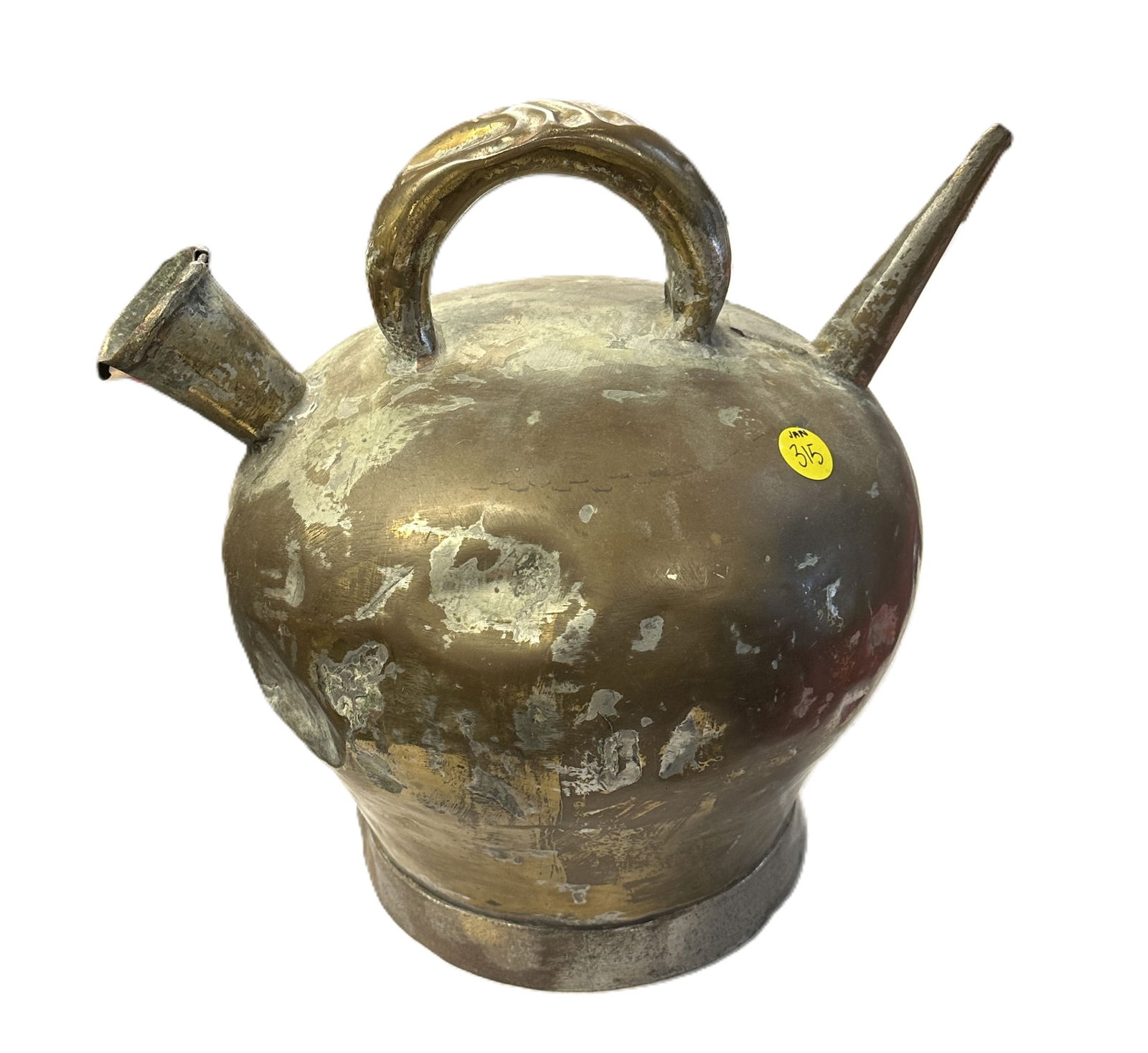 ANTIQUE PRIMITIVE COPPER WATER EWER/CAN (1 of 3)