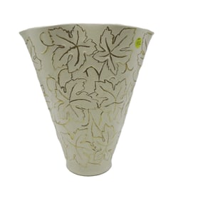 MCM GOLD LEAF VASE