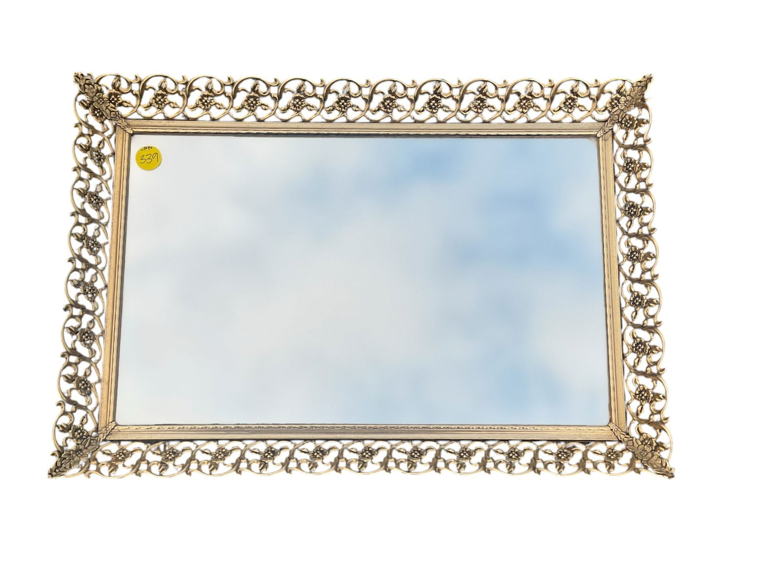 MCM HOLLYWOOD REGENCY MIRRORED TRAY (1 of 4)