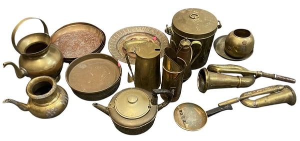 DEALER'S LOT - ANTIQUE/VINTAGE BRASS & COPPER