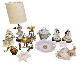 DEALER'S LOT- MISC. PORCELAIN & DECOR