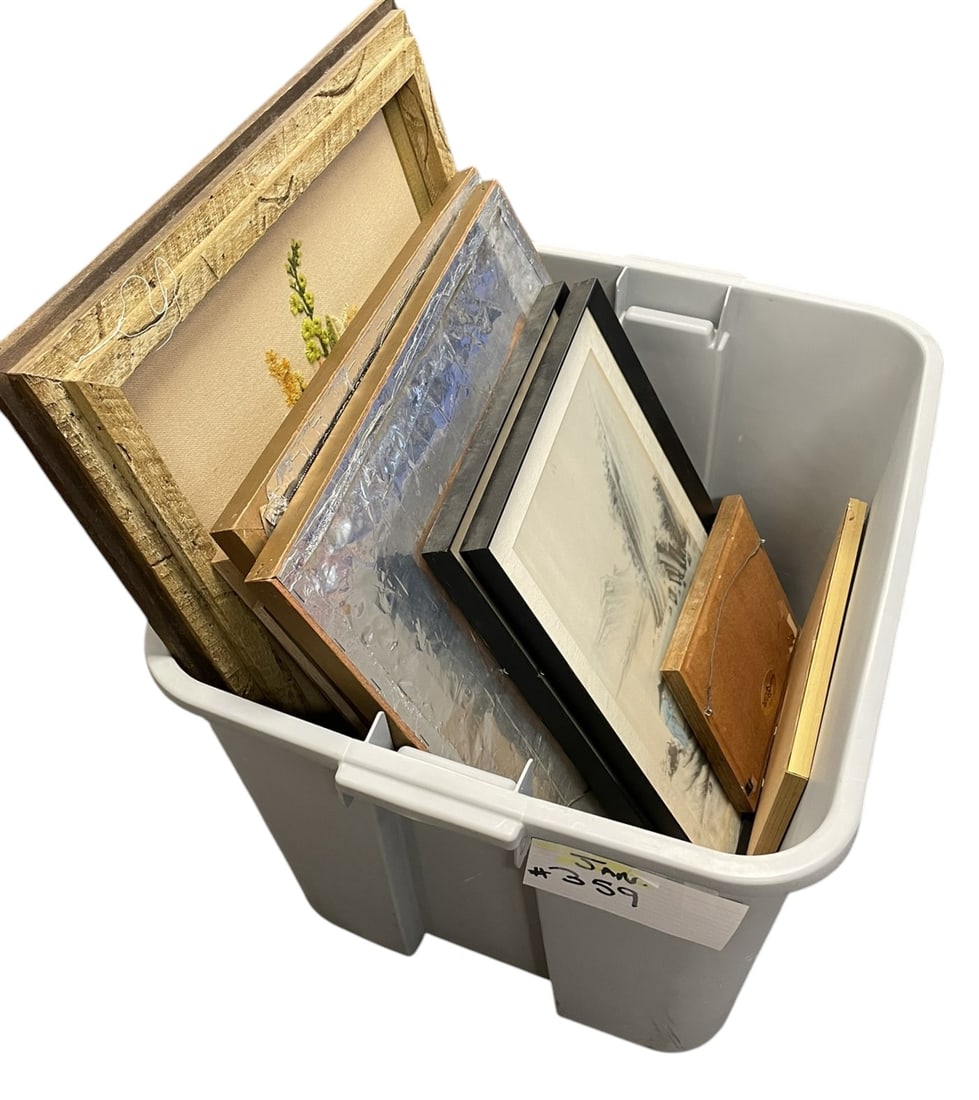 DEALER'S LOT - MCM FRAMED ART (1 of 5)