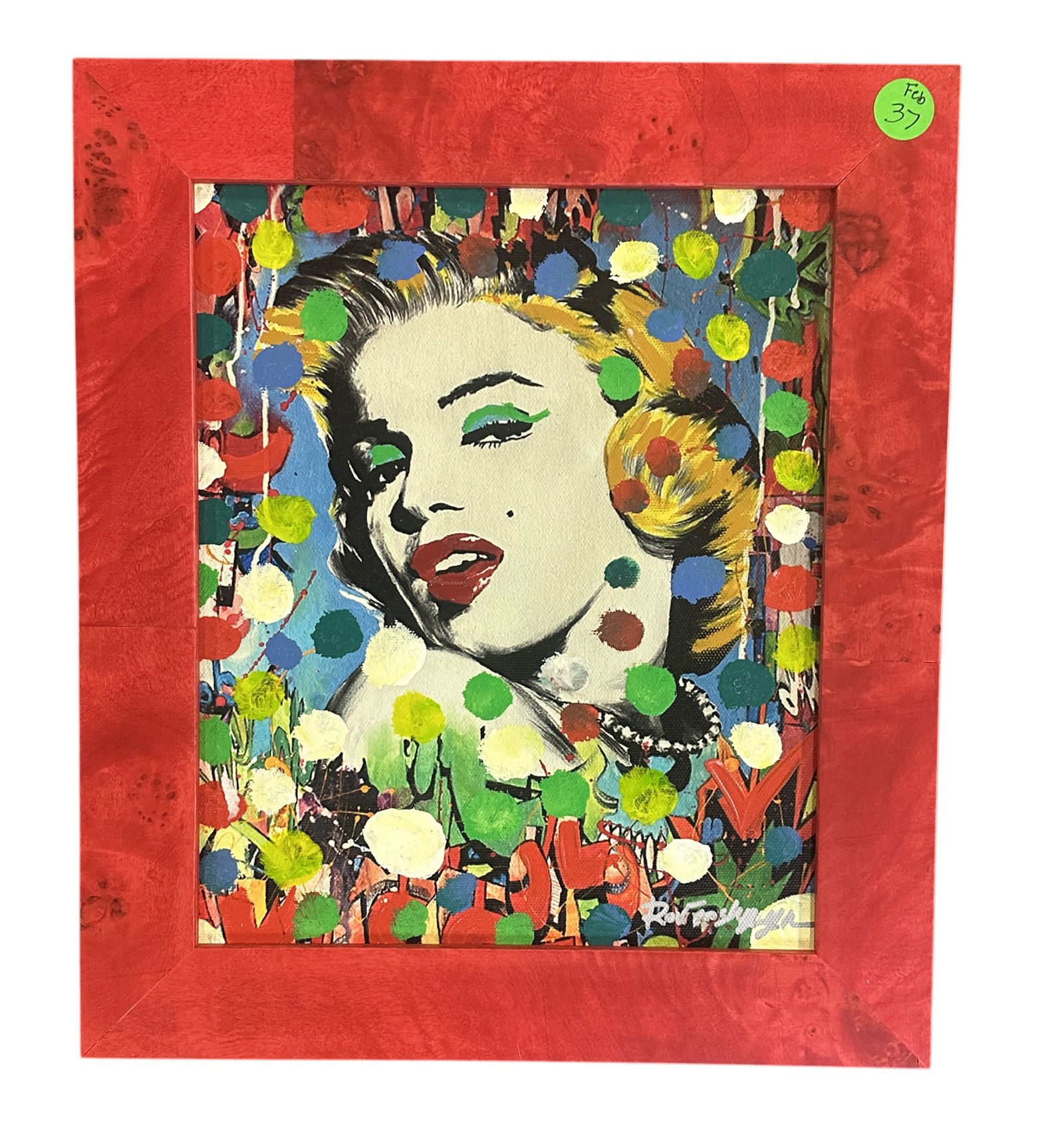 NASTYA ROVENSKAYA MIXED MEDIA MARILYN MONROE (1 of 4)