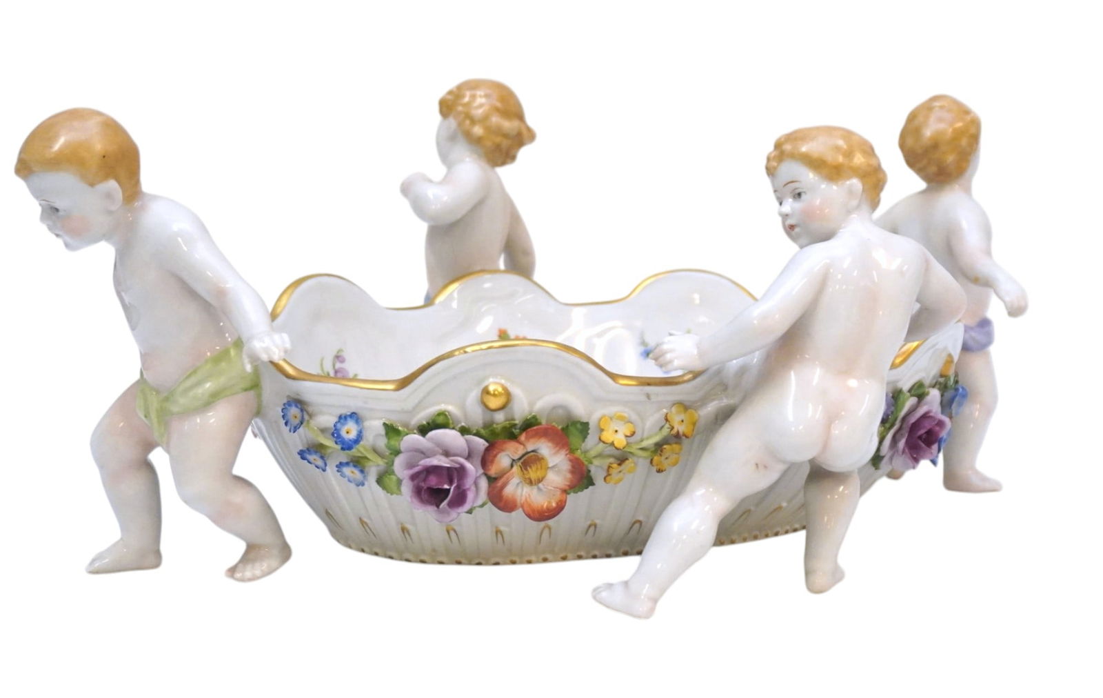 ANTIQUE VON SCHIERHOLZ LARGE CENTERPIECE BOWL (1 of 8)