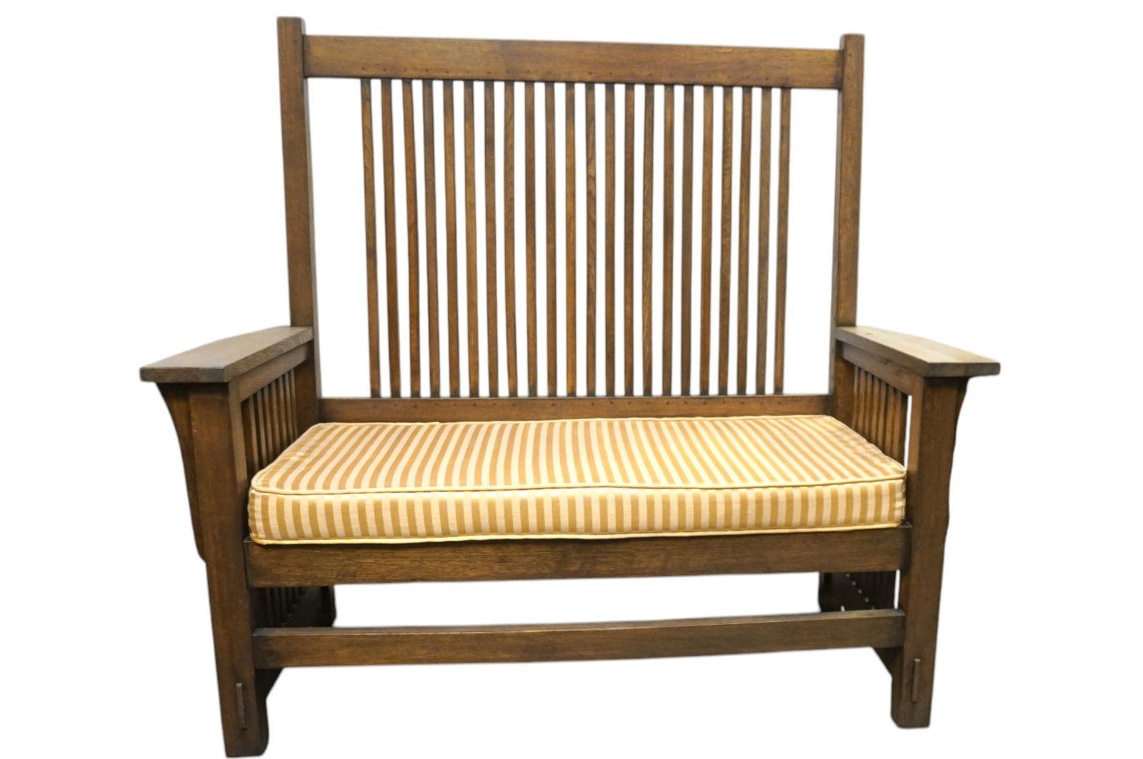 STICKLEY STYLE MISSION OAK BENCH STICKLEY STYLE (1 of 5)