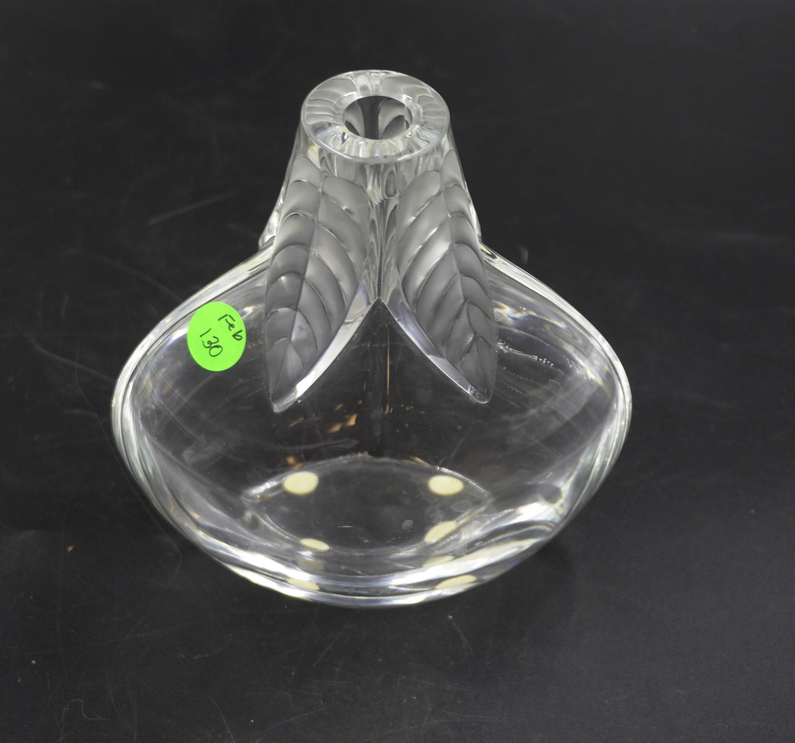 LALIQUE CRYSTAL OSUMI VASE (1 of 4)