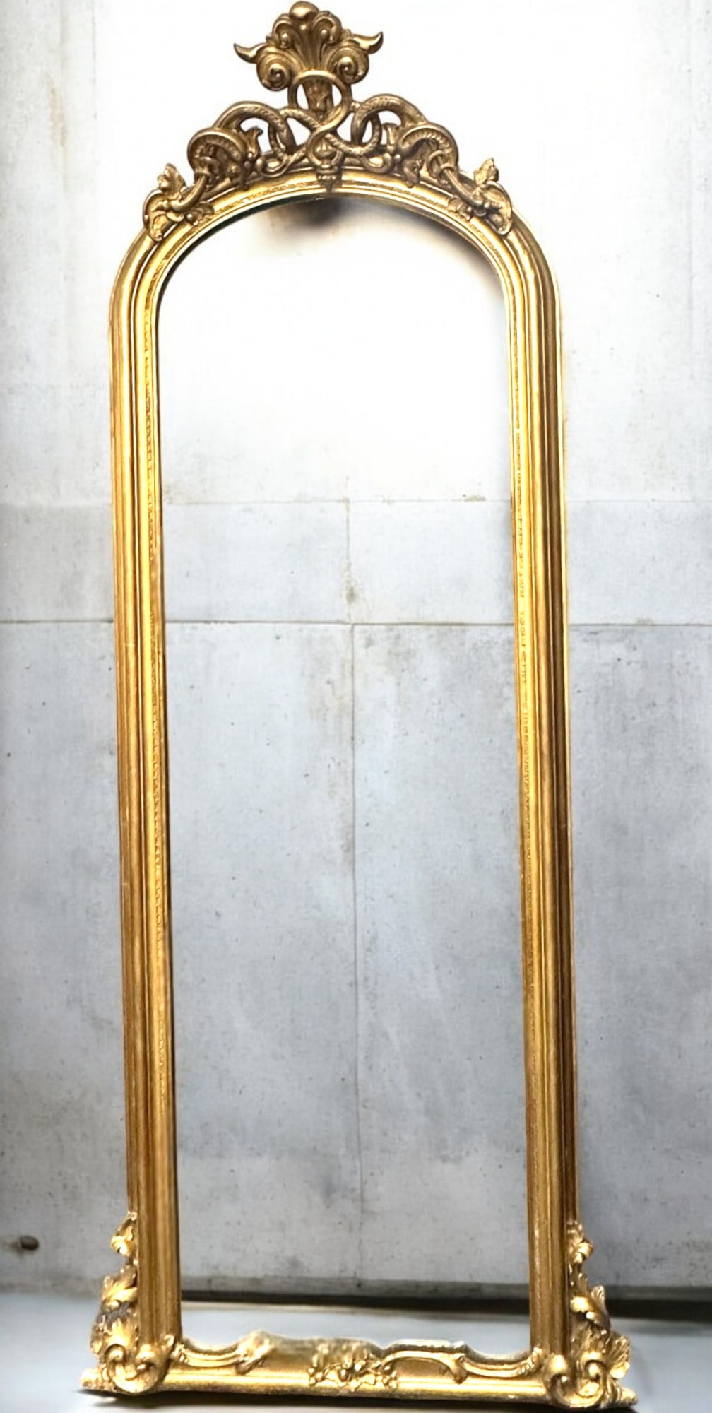 AMERICAN GILT AND GESSO PIER MIRROR C. 1880 (1 of 7)