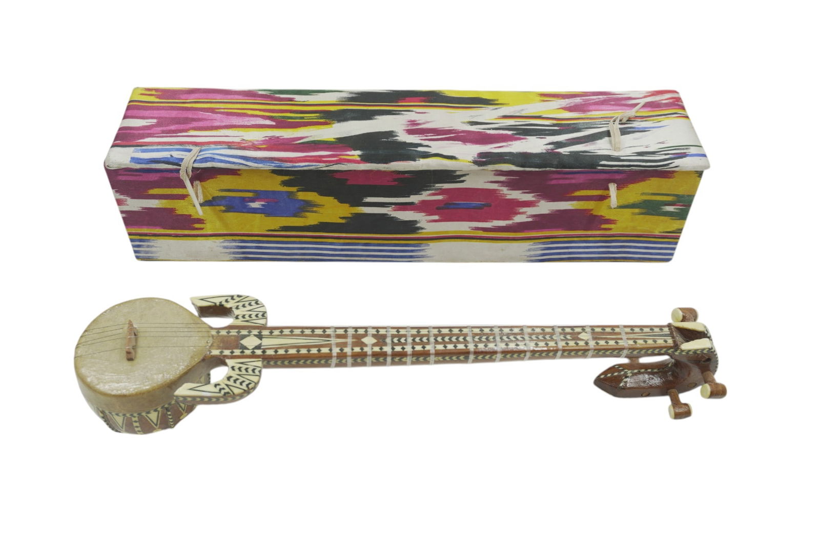 MINIATURE RAWAP STRINGED FOLK ART INSTRUMENT (1 of 5)