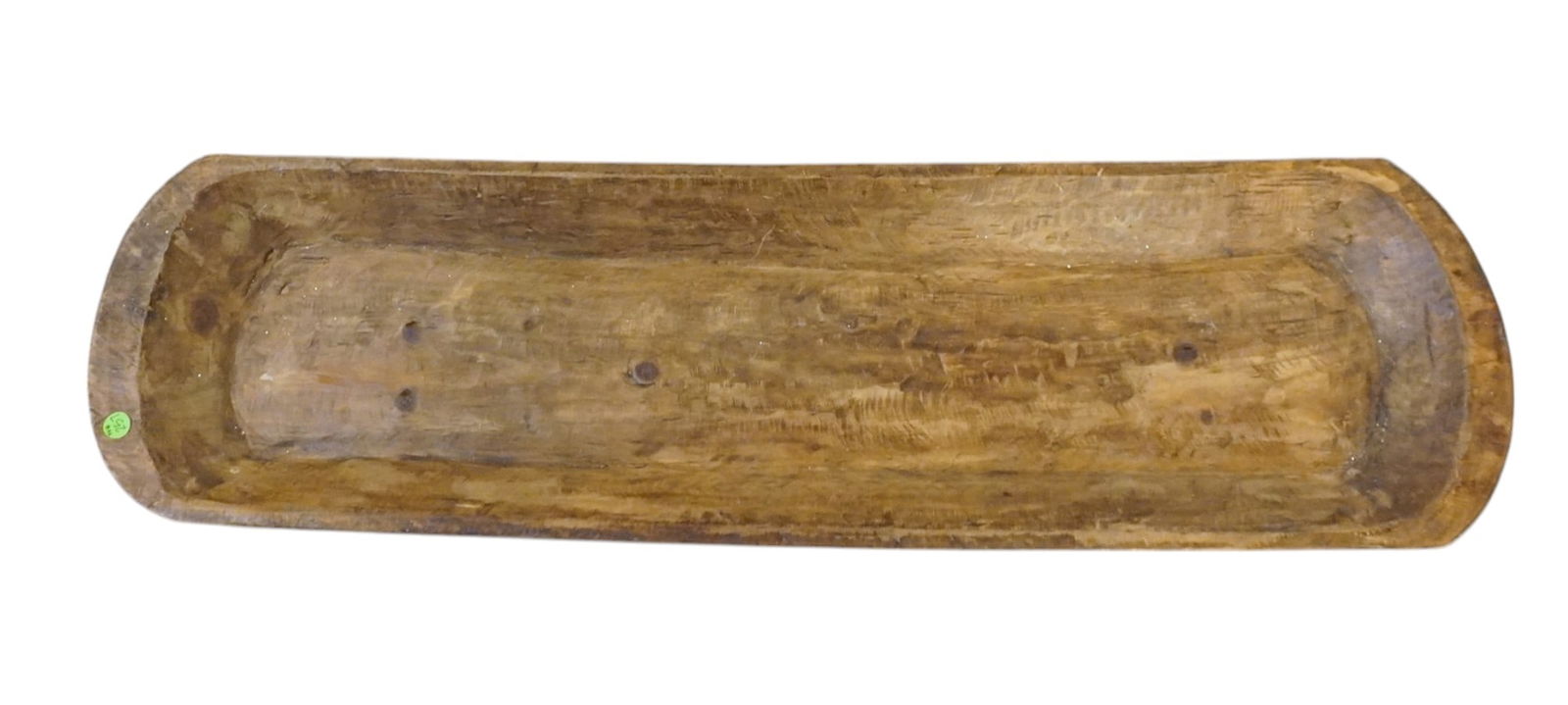 LARGE PRIMITIVE HAND CARVED DOUGH BOWL (1 of 3)