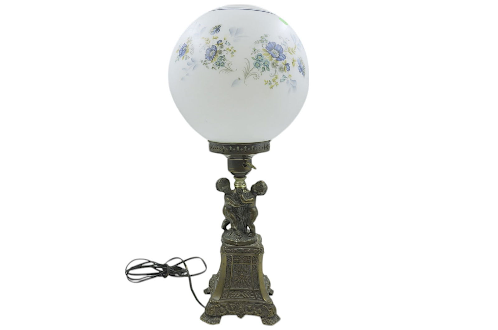 VINTAGE HOLLYWOOD REGENCY CHERUBS LAMP (1 of 6)
