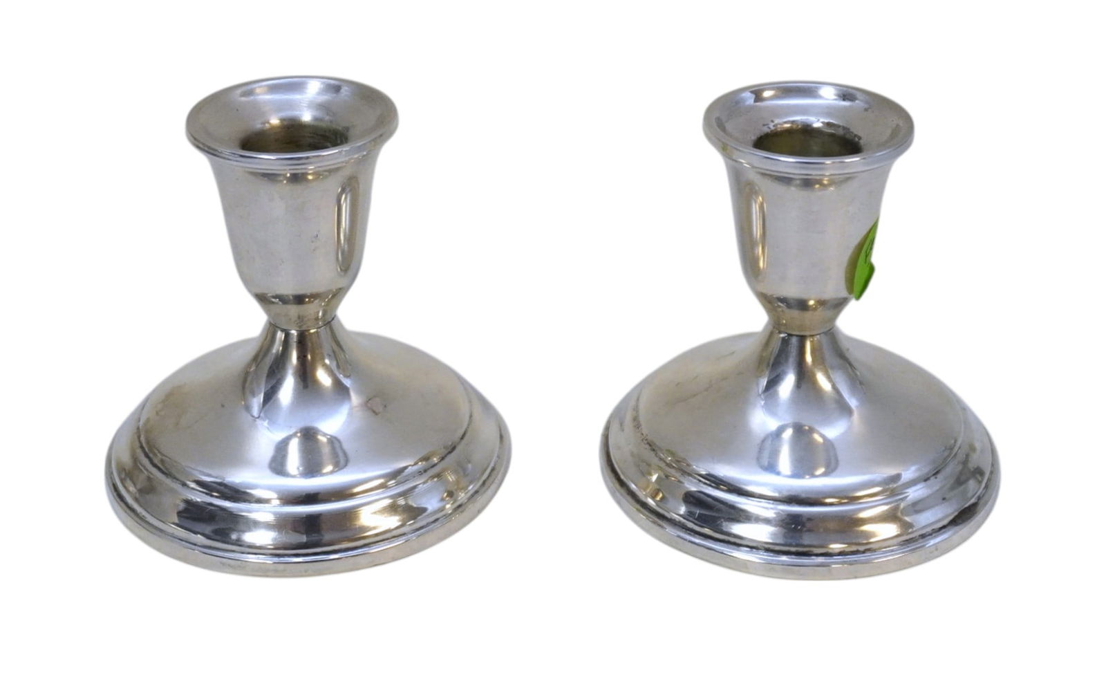 PAIR TOWLE STERLING SILVER CANDLESTICKS (1 of 2)