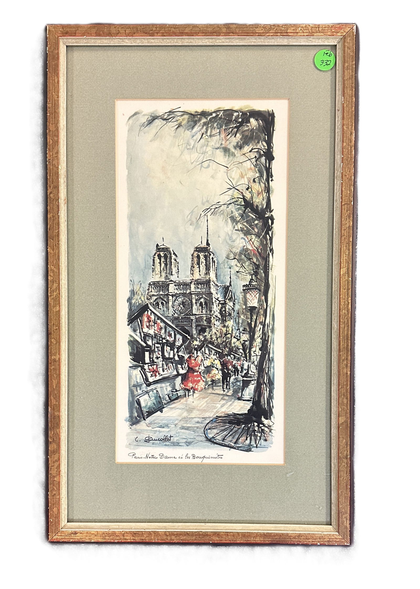 MCM CLAUDE DUCOLLET PARIS NOTRE DAME PRINT (1 of 3)