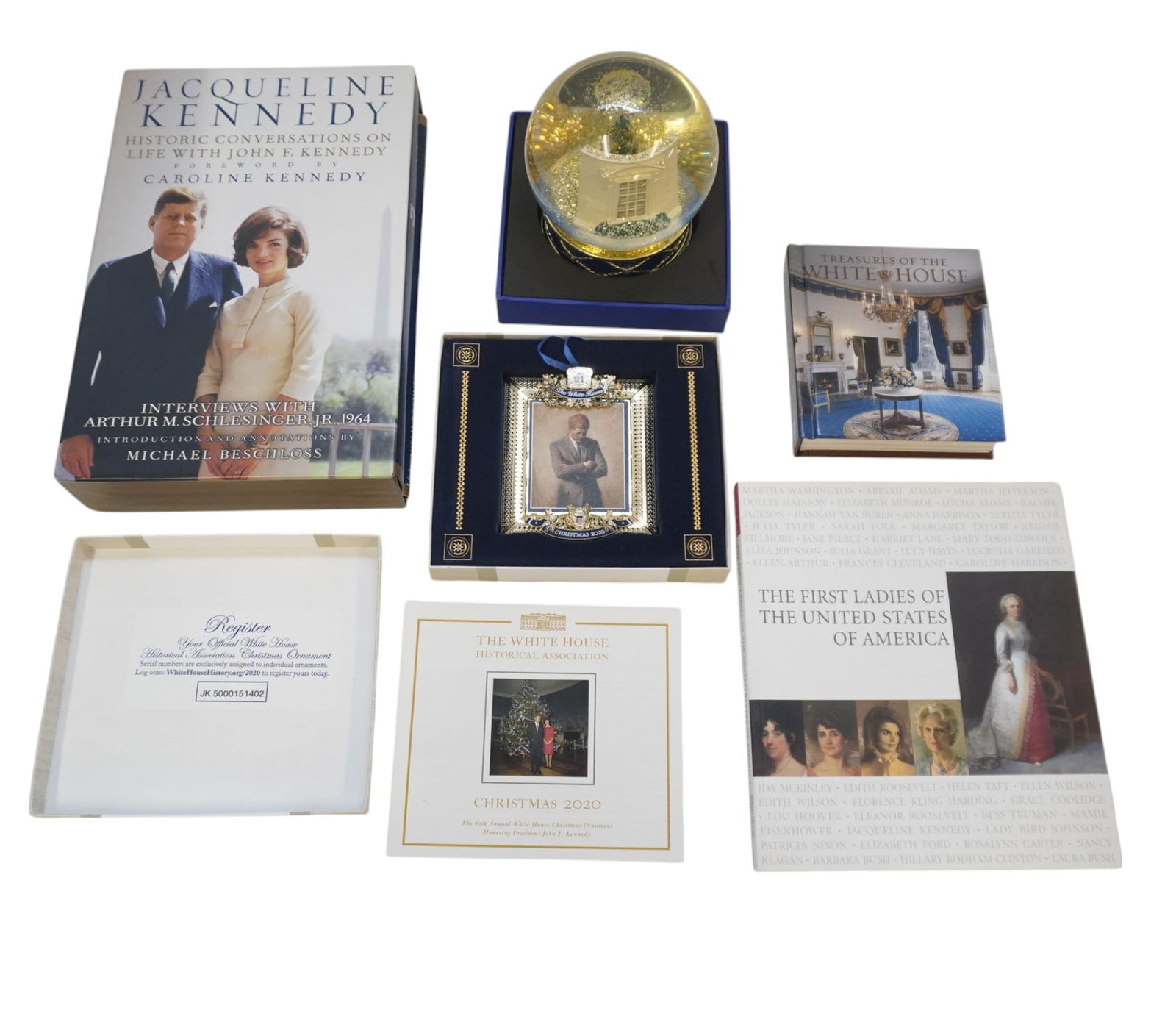 LOT OF KENNEDY AND WHITE HOUSE MEMORABILIA -5 Pieces (1 of 4)