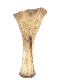 TALL JOZEFINA KROSNO POLAND TALL ART GLASS VASE