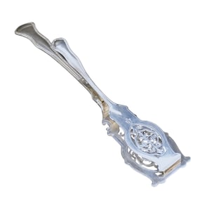 ART NOUVEAU WILLIAM HUTTON & SONS ASPARAGUS TONGS