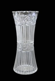 AMERICAN BRILLIANT CUT GLASS VASE