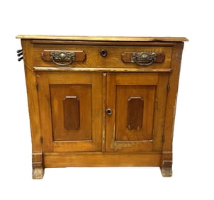 ANTIQUE VICTORIAN WASHSTAND DRY SINK