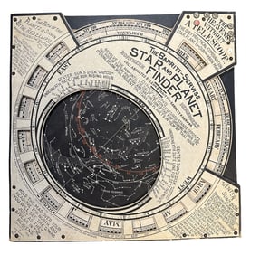 ANTIQUE CELESTIAL 1906 BARRITT SERVISS STAR AND PLANET FINDER