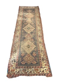 HAND KNOTTED PERSIAN HAMADAN RUNNER