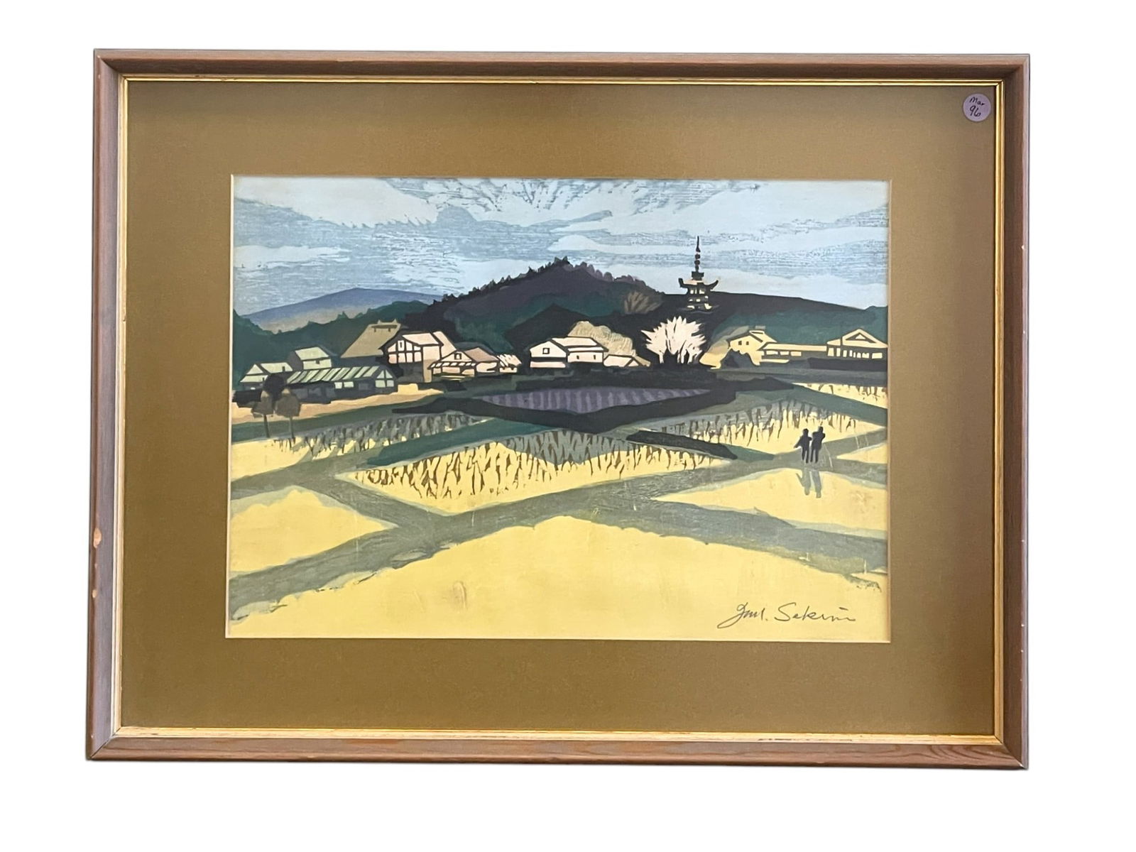 MID CENTURY SEKINO JUNICHIRO WOODBLOCK (1 of 3)