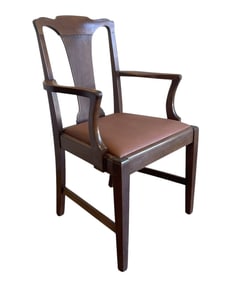 TRADITIONAL CHERRY ARM CHAIR