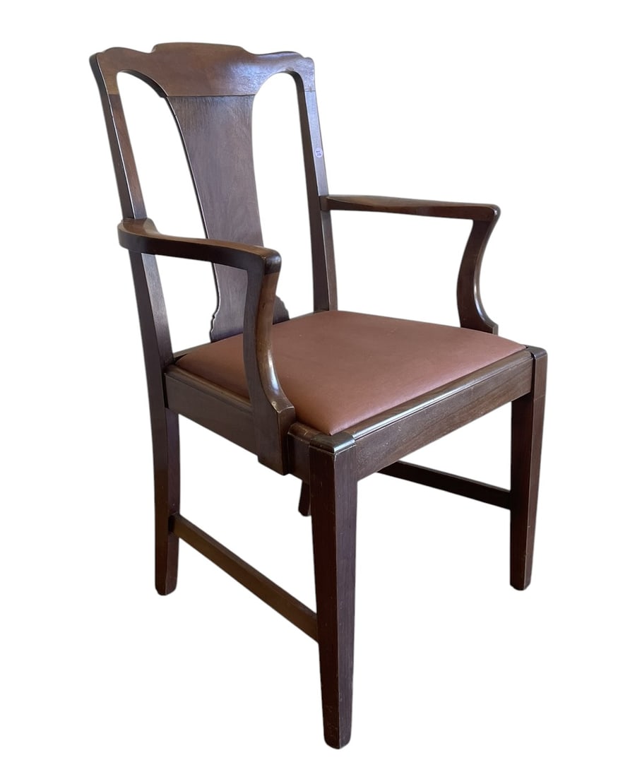 TRADITIONAL CHERRY ARM CHAIR (1 of 7)