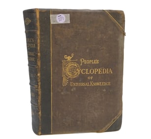 ANTIQUE PEOPLE'S CYCLOPEDIA OF UNIVERSAL KNOWLEDGE VOL. III - 1883 EDITION