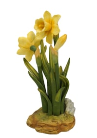 VINTAGE JAPANESE PORCELAIN DAFFODILS BY ANDREA FIGURINE