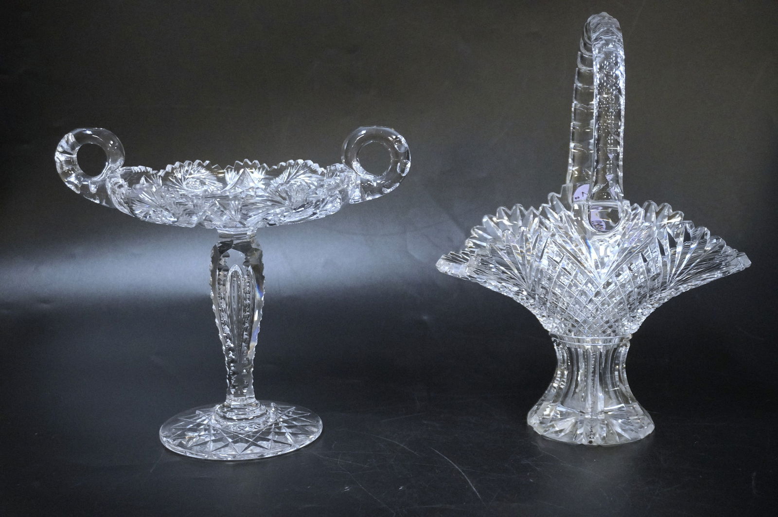 2 PIECES OF AMERICAN BRILLIANT CUT GLASS (1 of 3)