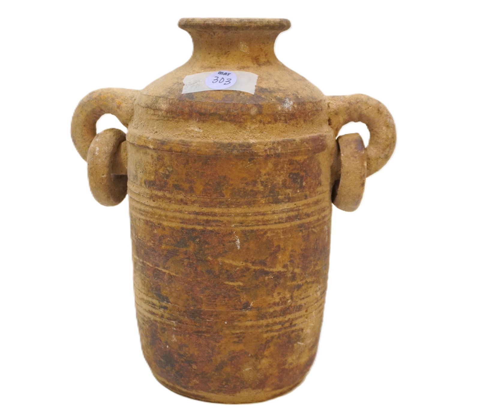 RUSTIC MEXICAN EARTHENWARE TERRACOTTA WATER JUG/URN (1 of 5)