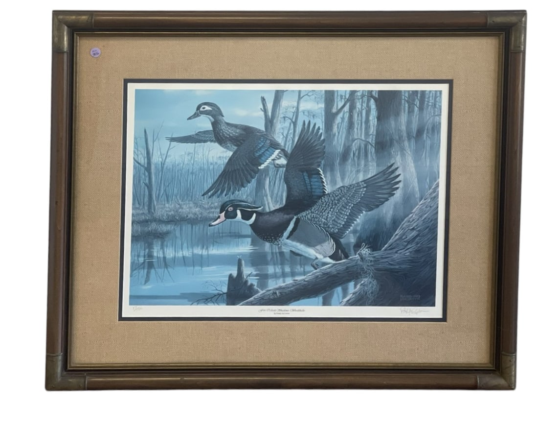 RANDY MCGOVERN WOOD DUCKS LIMITED EDITION PRINT FRAMED (1 of 5)