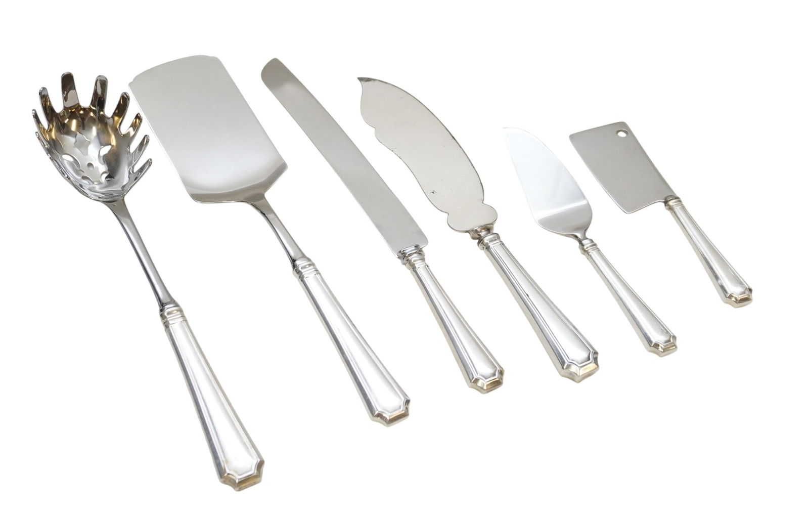 6 PC GORHAM FAIRFAX 1910 STERLING SERVING PIECES (1 of 3)