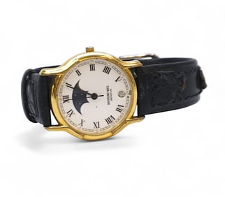 LADIES RAYMOND WEIL MOON PHASE QUARTZ WATCH