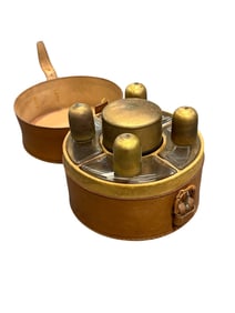 ANTIQUE ABERCROMBIE TRAVEL FLASK SET