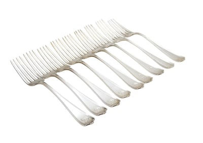 9 STERLING SILVER FORKS MARYLAND 1910